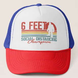 Boné Bigfoot 6 pés de distância social Champ Sunset