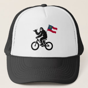Boné Bigfoot ciclando a bandeira da Geórgia