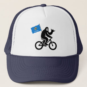 Boné Bigfoot Ciclismo Bandeira de Oklahoma