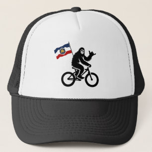 Boné Bigfoot Cycling Utah Flag