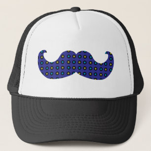 Boné Bigode azul