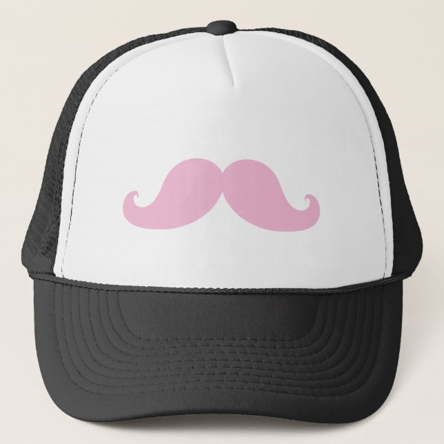 Boné Bigode cor-de-rosa feminino (Frente)