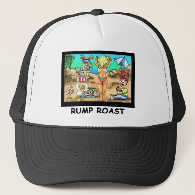 Boné Bikini Rump Roast Camisetas e Presentes Divertidos (Frente)