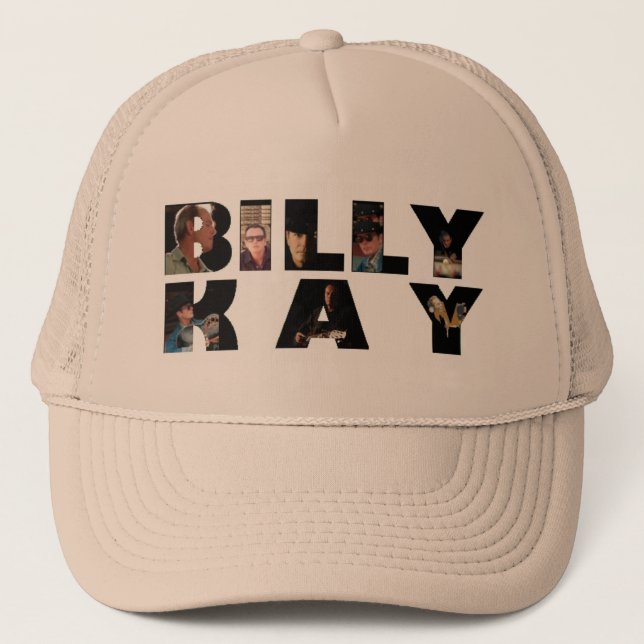 Boné Billy Kay Photo Tour Logotipo Trucker Hats (Frente)