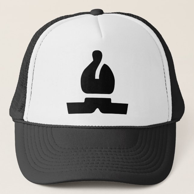 Boné Bishop preto (Frente)