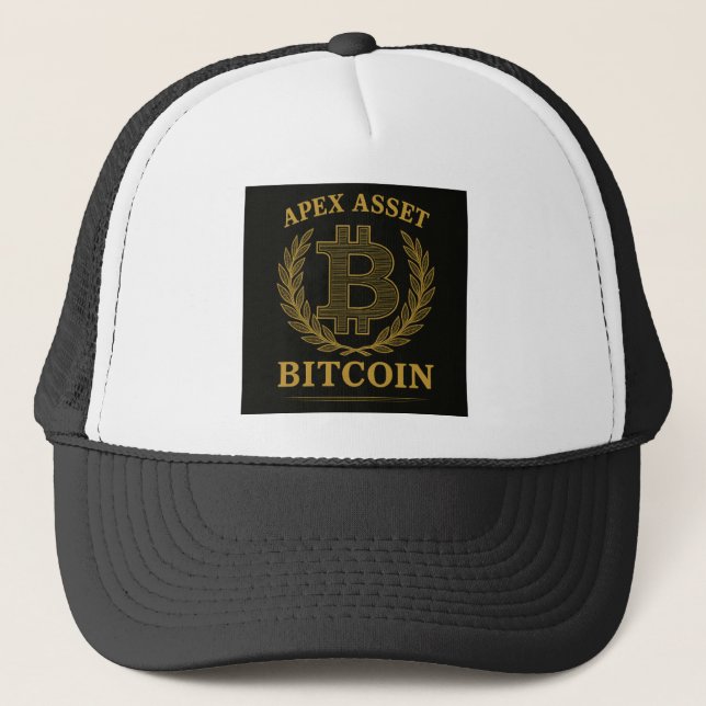 Boné Bitcoin o ativo ápice (Frente)