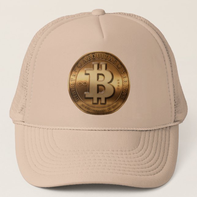 Boné Bitcoin Trucker Cap (Frente)