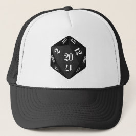 Boné Black-20-Sided-Dice
