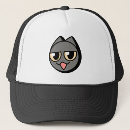 Boné Black Cartoon Cat