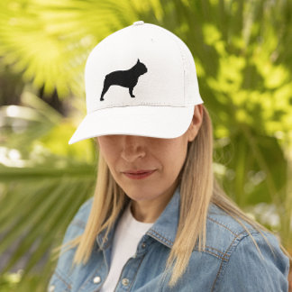 Boné Black French Bulldog Silhouette Frenchie Dog
