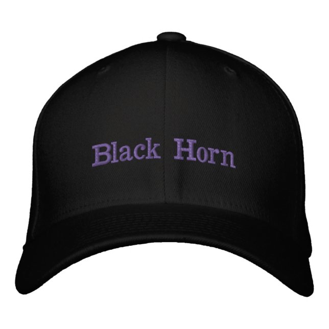 Boné Black Horn – Casquette Trucker Noire (Frente)
