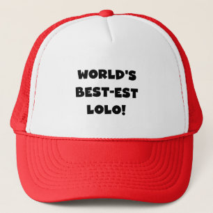 Boné Black Text Best Lolo T-shirts e presentes