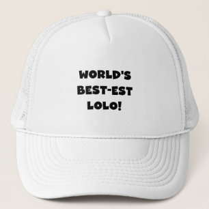 Boné Black Text Best Lolo T-shirts e presentes