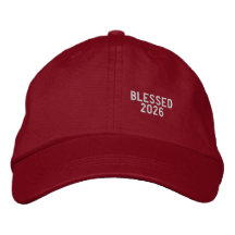 Blessed 2026 Personalized Embroidered Hat