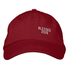 Boné Blessed 2026 Personalized Embroidered Hat