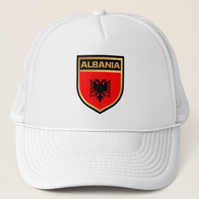 Boné Blindagem de Sinalizador Albânia (Frente)
