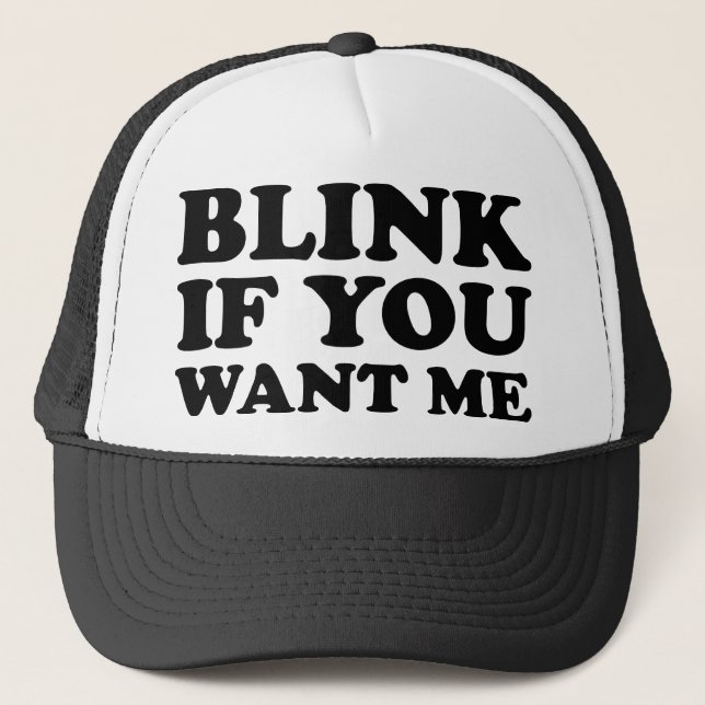 Boné Blink If You Want Me (Frente)