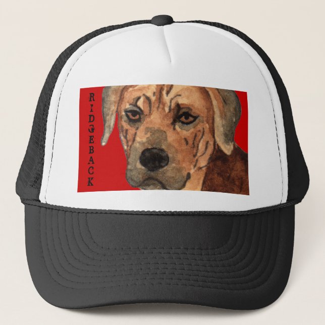Boné Bloco de Cores Ridgeback da Rodésia (Frente)