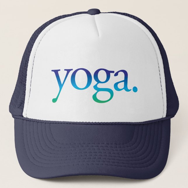 Boné Blue and Green Beach Yoga Tropical California Hat (Frente)