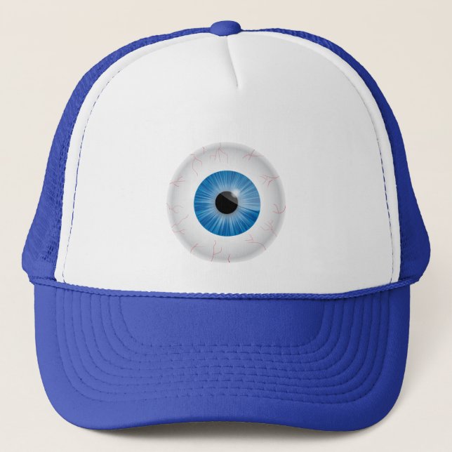 Boné Blue Bloodshot Eyeball Hat (Frente)