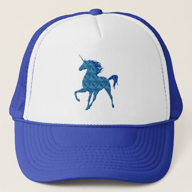 Boné Blue Fire Unicorn Hat (Frente)