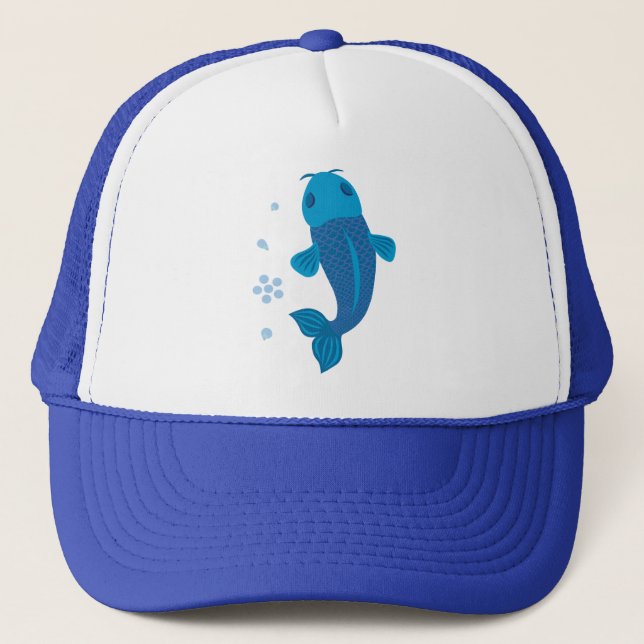 Boné Blue Koi Fish (Frente)