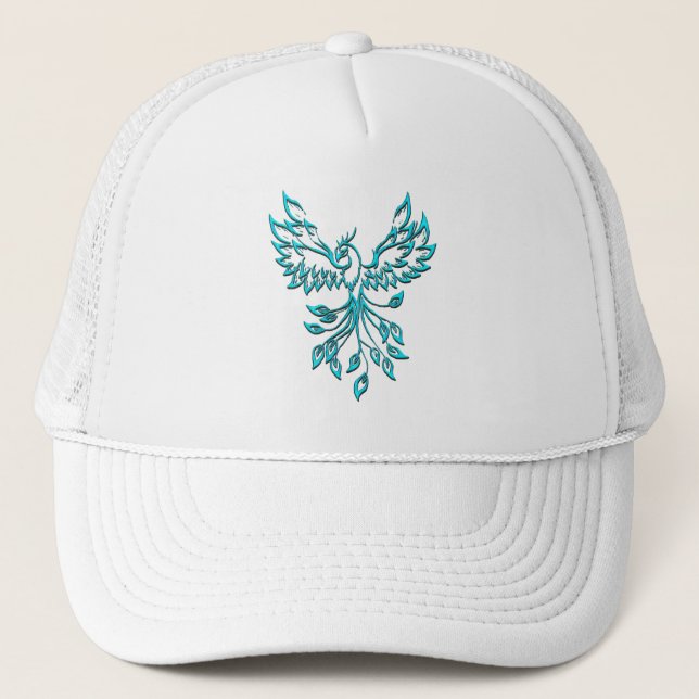 Boné Blue Phoenix nasce em branco (Frente)