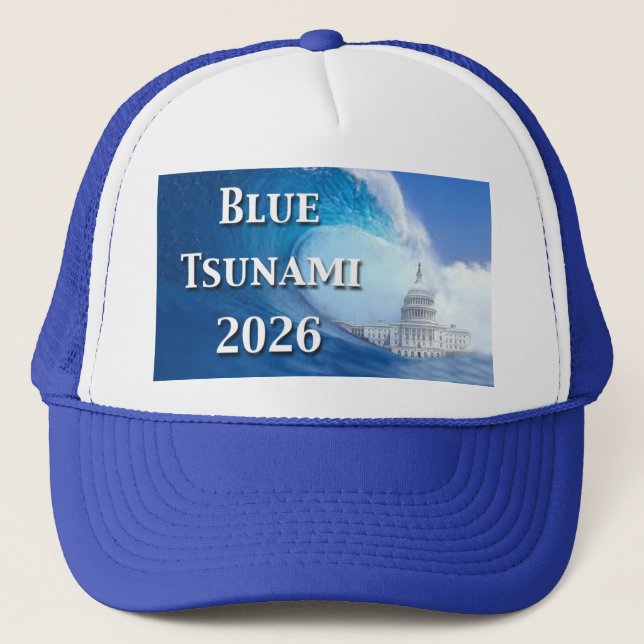 Boné Blue Tsunami Election 2026 (Frente)