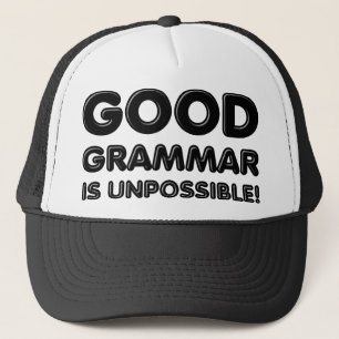 Boné Boa Gramática É Impossível Chapéu de Beisebol Dive