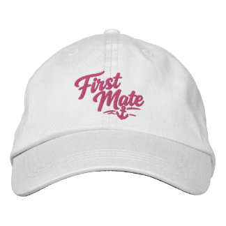 Boné Boats First Mate Sailor Simple Bold Typography