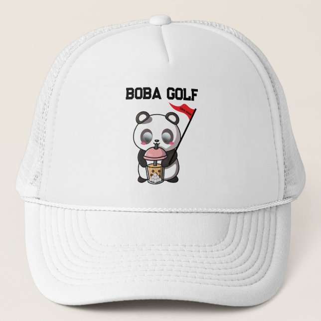 Boné Boba Golf | Chá de Leite | Golfe de Bolha | Golfis (Frente)