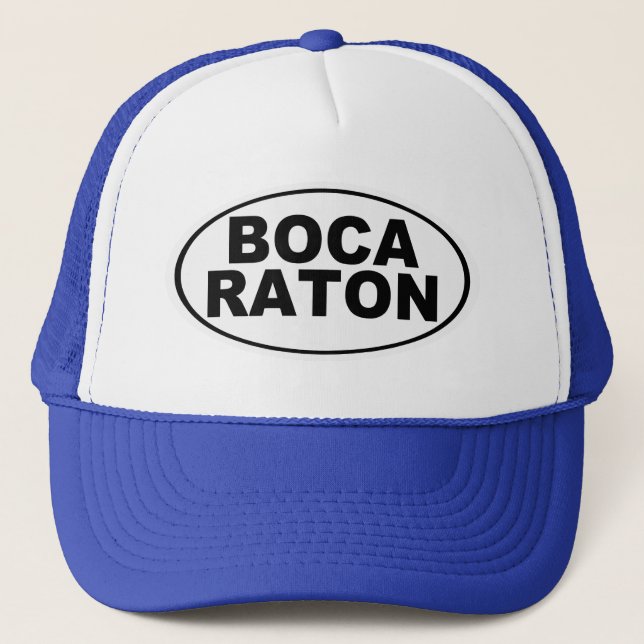 Boné Boca Raton Flórida (Frente)