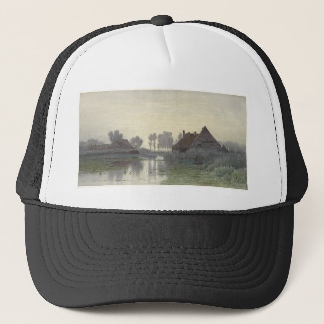 Boné Boer Homes na água na névoa matinal (Frente)