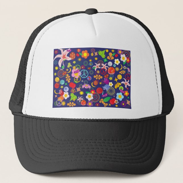 Boné Boho floral (Frente)