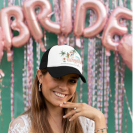 Boné Boho Surf Beach | Monograma Bachelorette