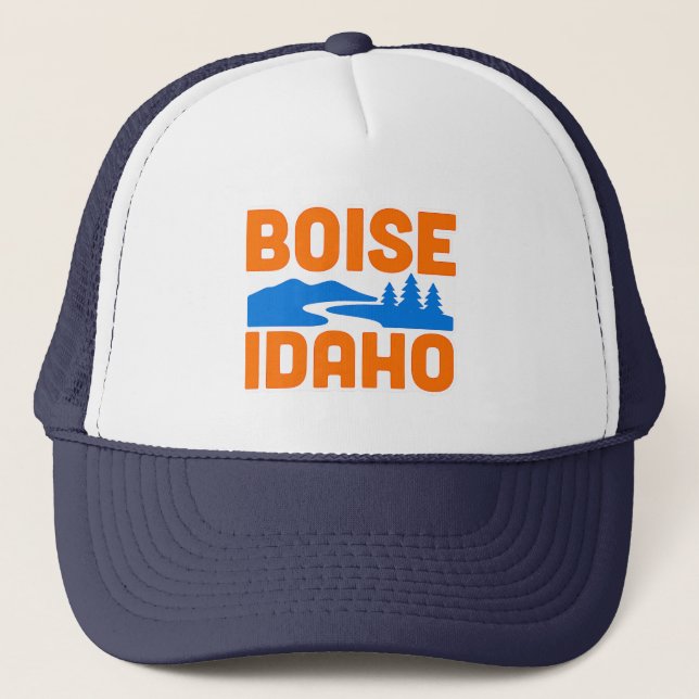 Boné Boise Idaho | Bold River, Mountain & Pine Tree (Frente)