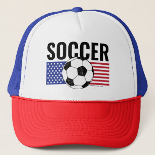 Boné Bola de Futebol USA Stars & Stripes Unisex