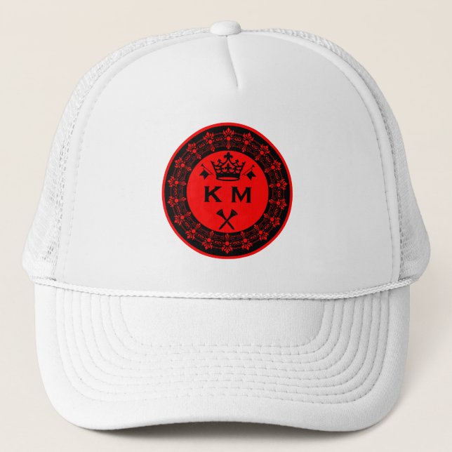 Boné Bola de Golfe Real Divertida Personalizada (Frente)