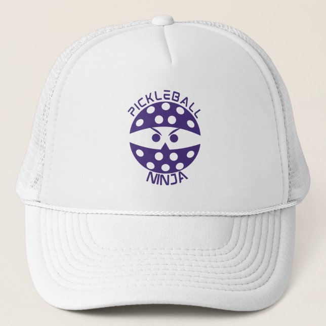 Boné Bola Roxa Ninja Trucker Hat (Frente)