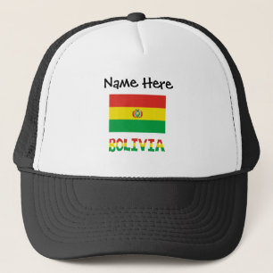 Boné Bolívia Bandeira Boliviana Personalizada 