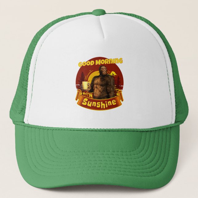 Boné Bom Dia Sunshine Bigfoot Engraçado (Frente)