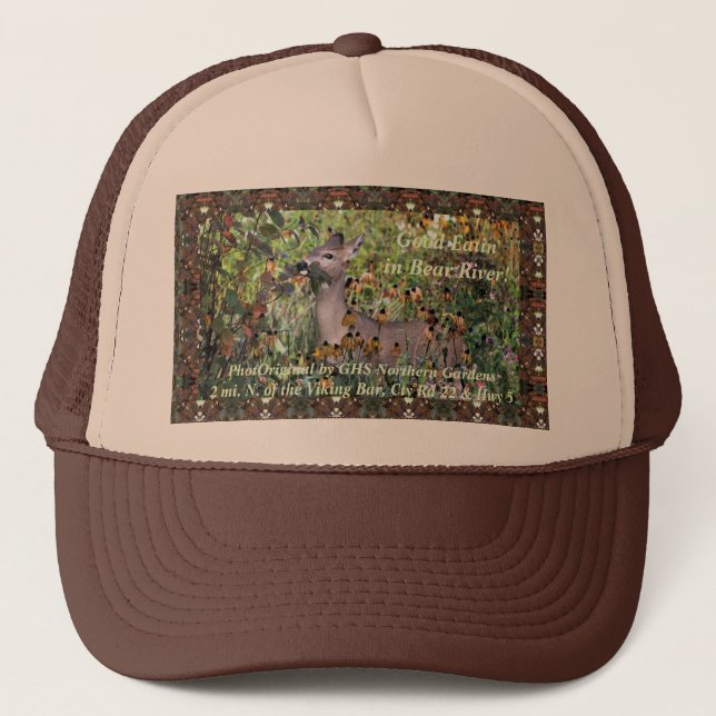 Boné Bom Eatin no rio do urso! (Frente)