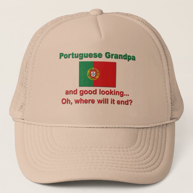 Boné Bom vovô do português de Lkg (Frente)