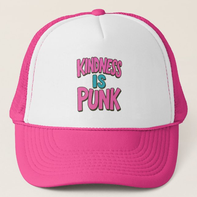Boné Bondade é Punk Seja Gentil Retro Bondade Professor (Frente)