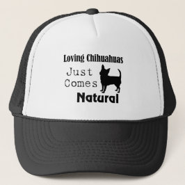 Boné Boné/Capuz de Quem Ama Chihuahuas Vem Naturalmente