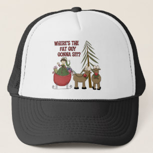 Boné Boné/Chapéu de Natal Engraçado Cara Fat