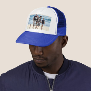 Boné 💙Boné TEAM - Azul Real com Foto Personalizada da