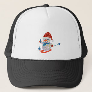 Boné boneco de neve de natal