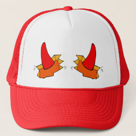 Boné Bonequinha 'Diabinho' Gorro de Caminhoneiro