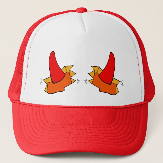 Boné Bonequinha 'Diabinho' Gorro de Caminhoneiro (Frente)